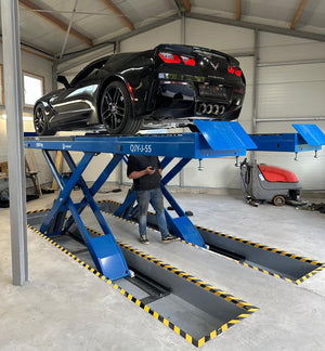 Maximalhöhe von 2160 mm, geeignet für große Fahrzeuge, stabile und sichere Plattform mit Siemens-Steuerungssystem, CE-zertifiziert, optionales pneumatisch gesteuertes Zubehör für Präzisionsmessungen. Sunshine Austria