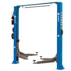 Die portal-zweisäulen-hebebühne mit elektrischer entriegelung (qj-y-2-40c/qj-y-2-45c) bietet eine stabile und langlebige konstruktion, anpassungsfähige arme und zuverlässige hydraulische komponenten. Sie erfüllt CE-normen und gewährleistet höchste sicherheitsstandards. Mit einer hubhöhe von bis zu 1900 mm und einer durchfahrtsbreite von 2500 mm ist die hebebühne vielseitig einsetzbar. Sunshine Austria